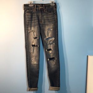 ripped jeans from hollister